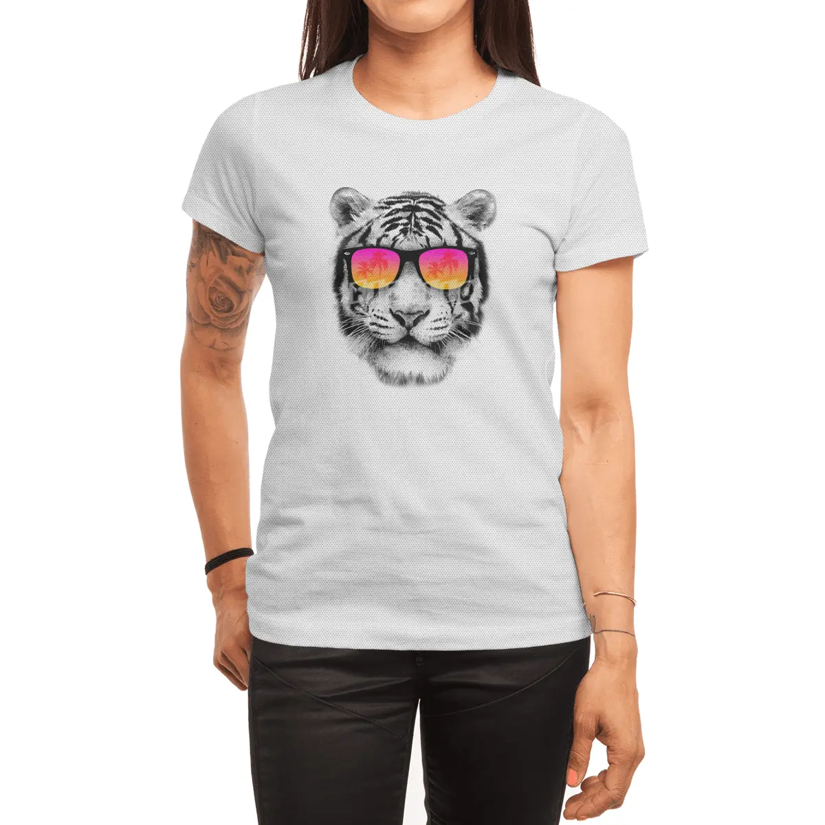 Summer Tiger Spor T-Shirt