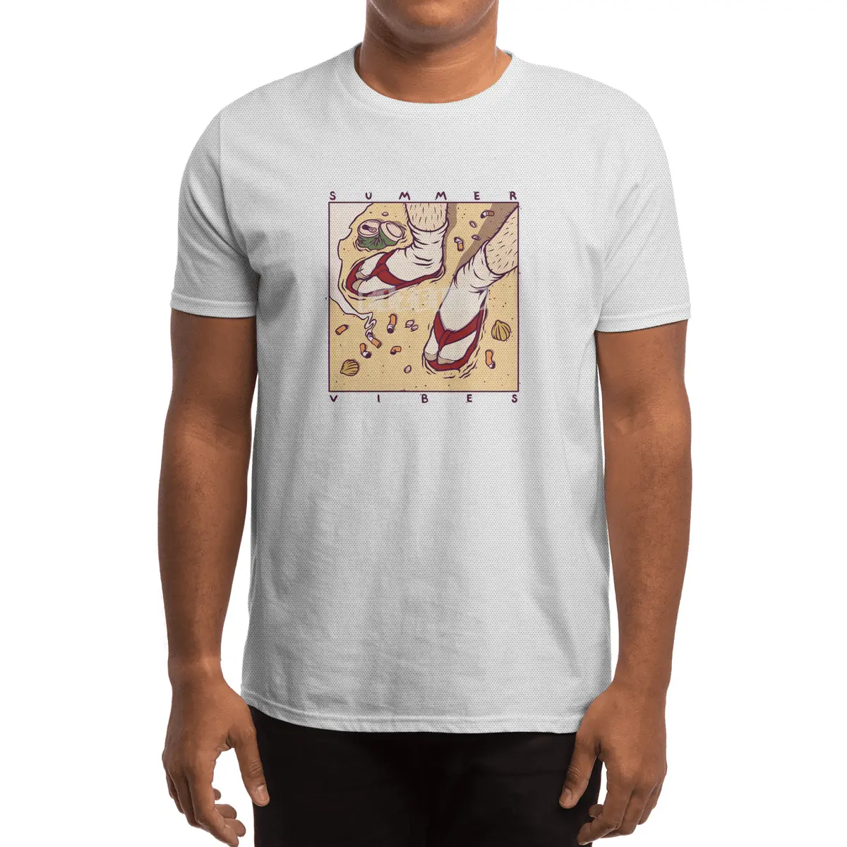 SUMMER VIBES Spor T-Shirt
