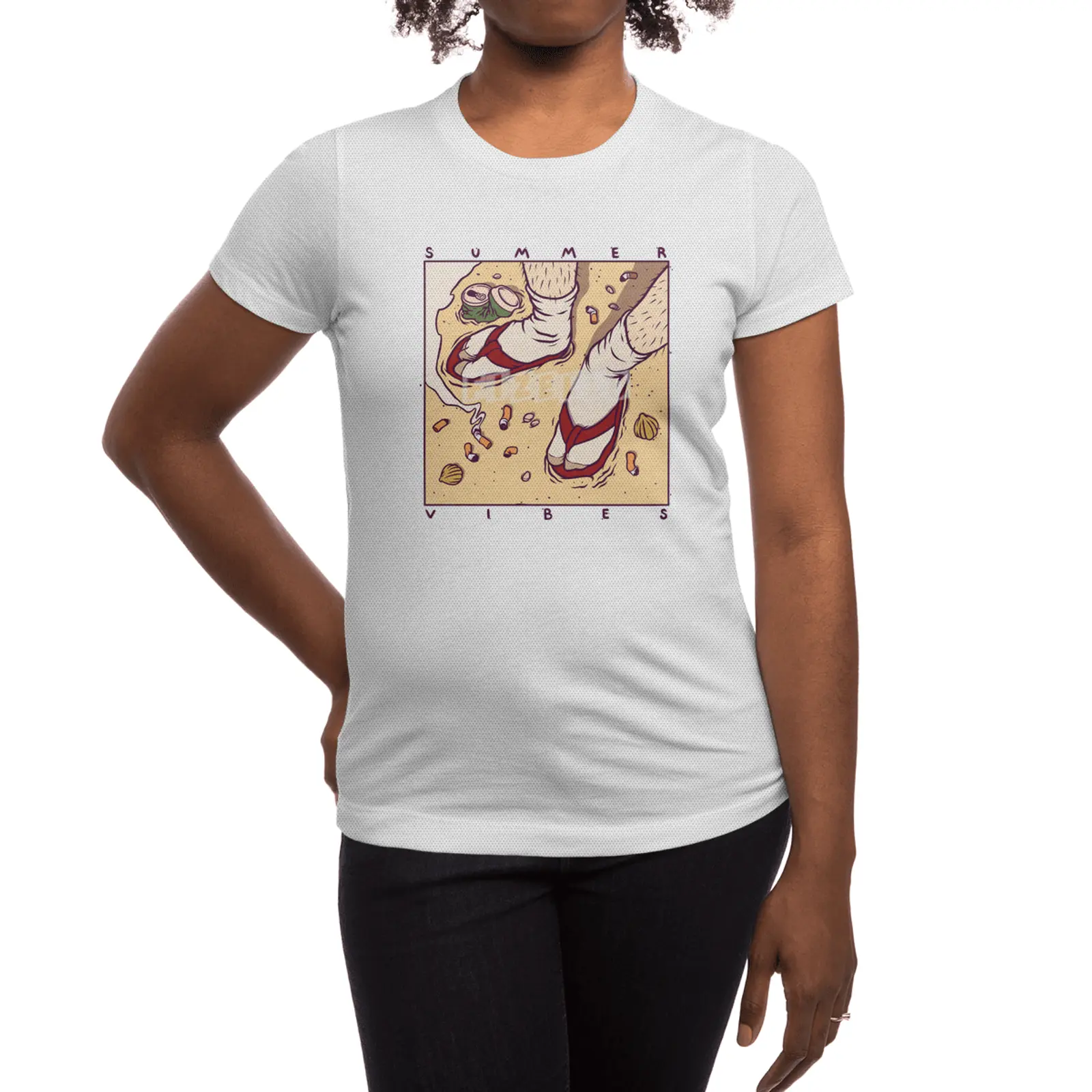 SUMMER VIBES Spor T-Shirt