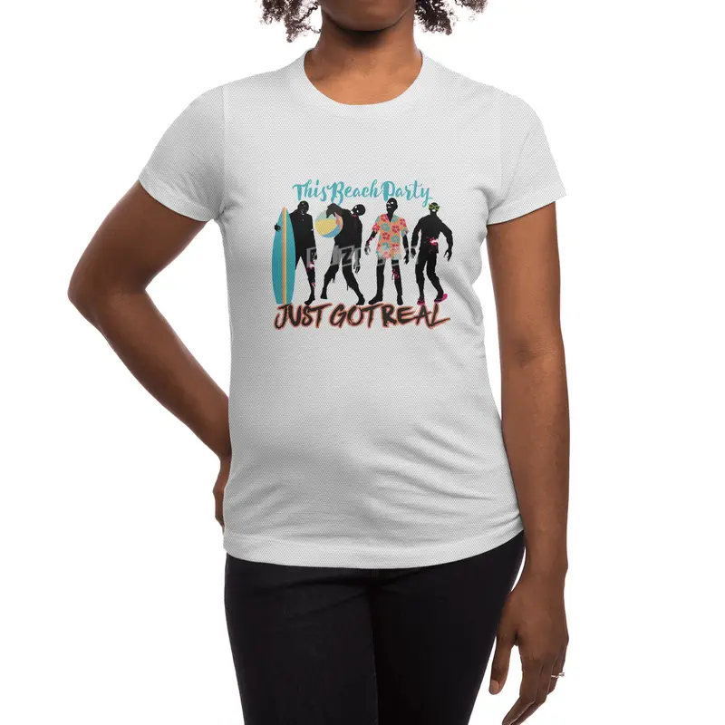 Summer zombies beach party just got real Spor T-Shirt