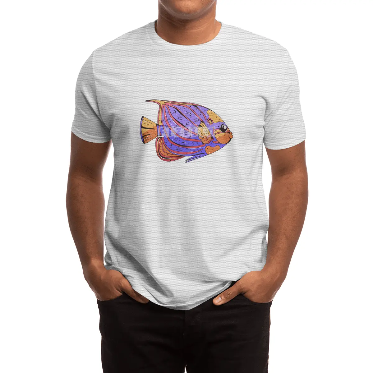 Bluering Angelfish Spor T-Shirt