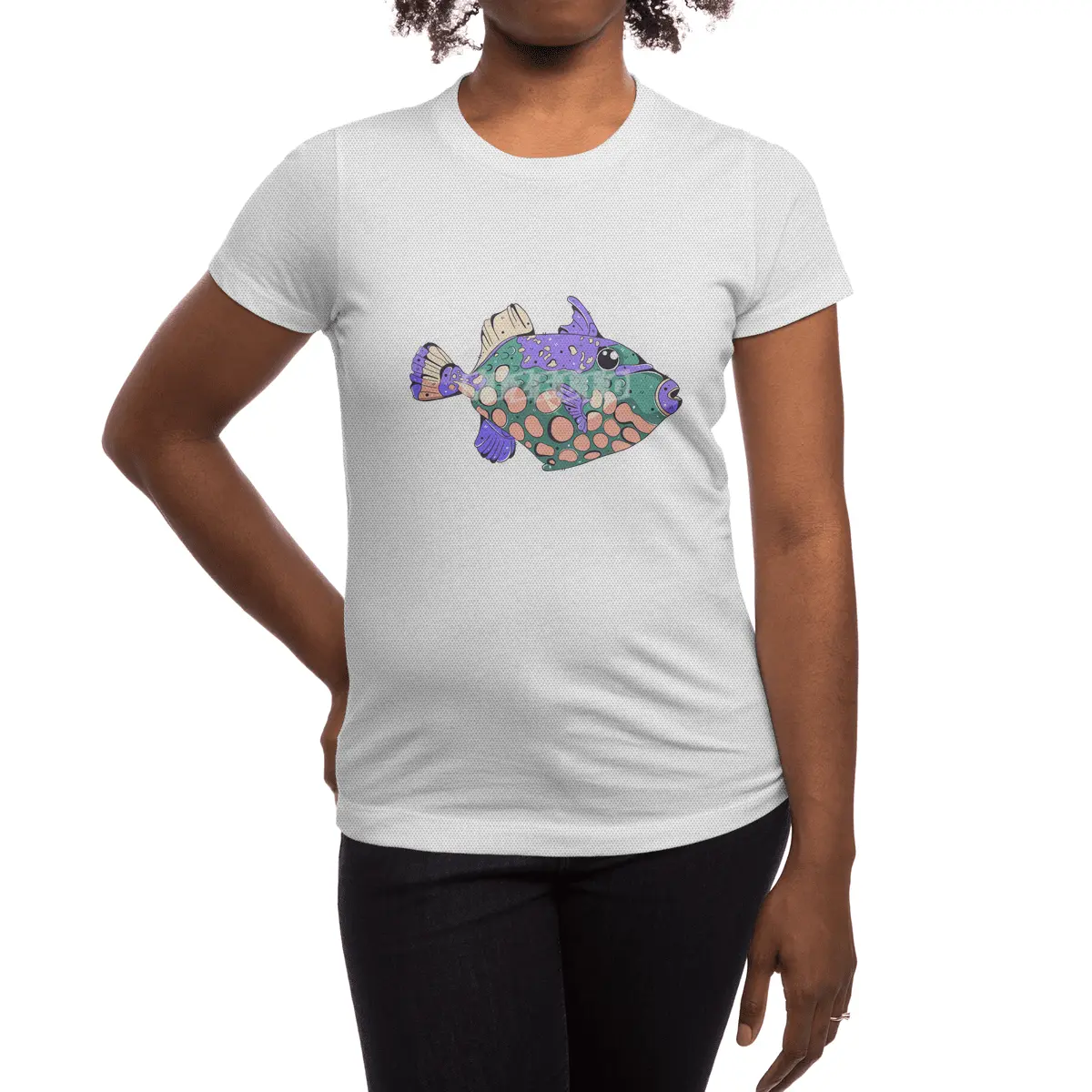 Clown Triggerfish Spor T-Shirt