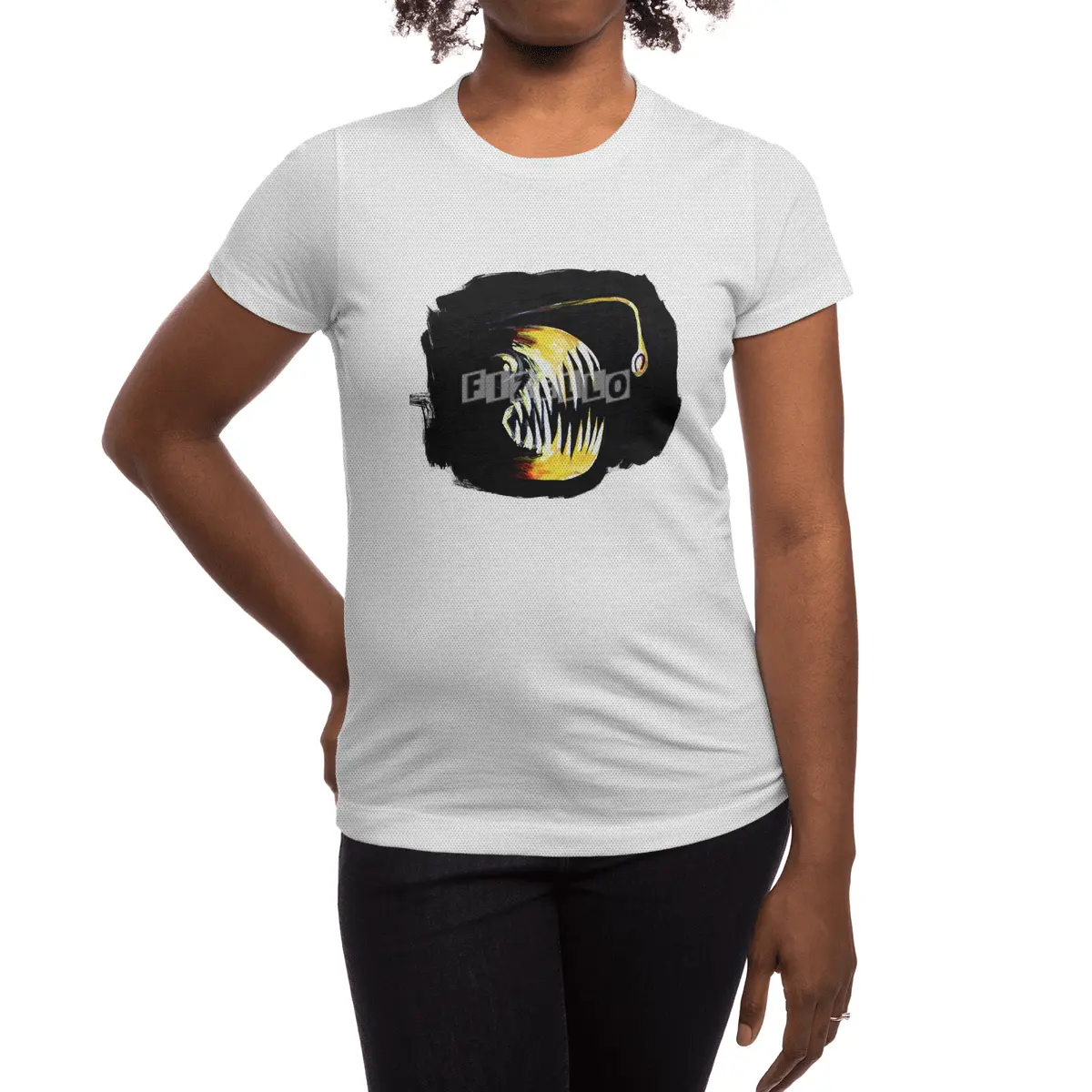 Angler fish! Spor T-Shirt