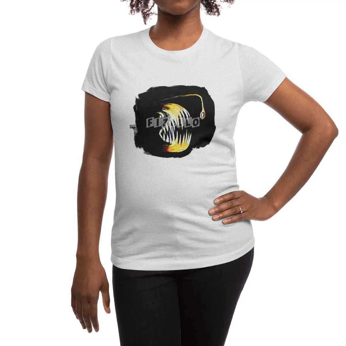 Angler fish! Spor T-Shirt