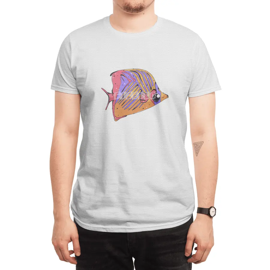 Threadfin Butterflyfish Spor T-Shirt