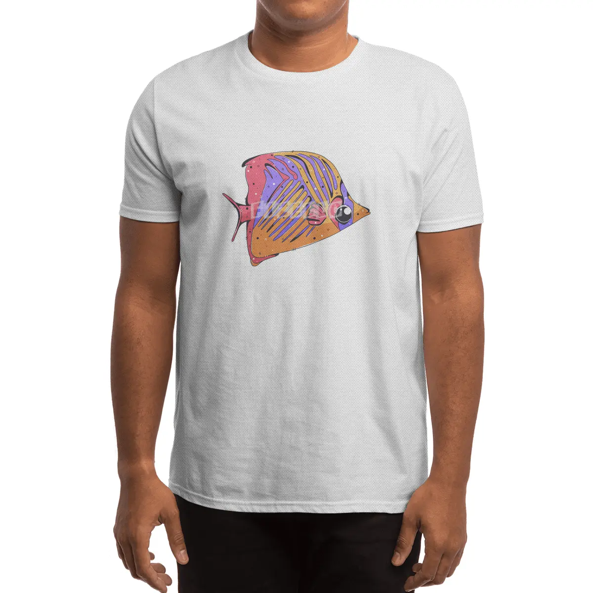 Threadfin Butterflyfish Spor T-Shirt