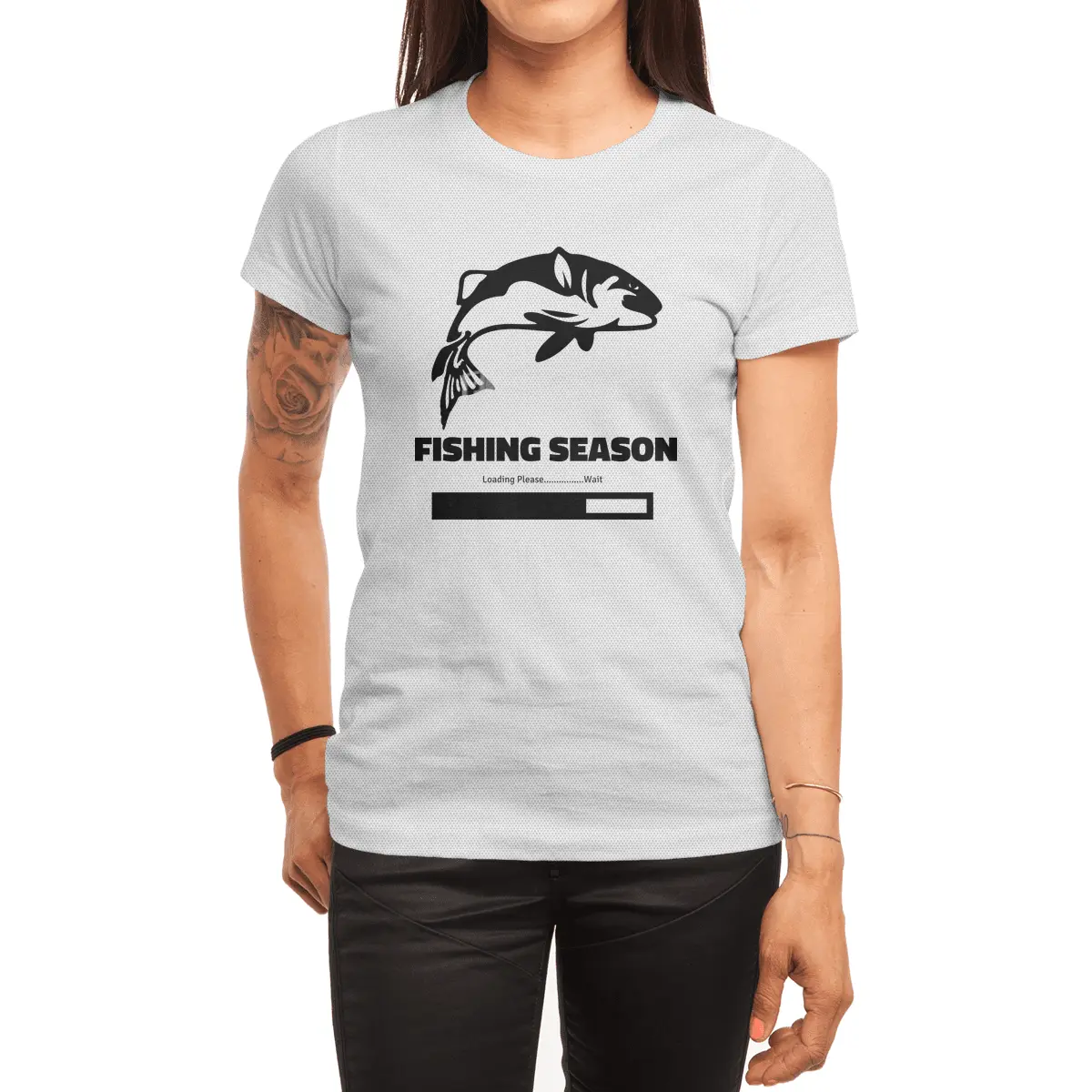 Fishing Season Loading Please Wait Spor T-Shirt