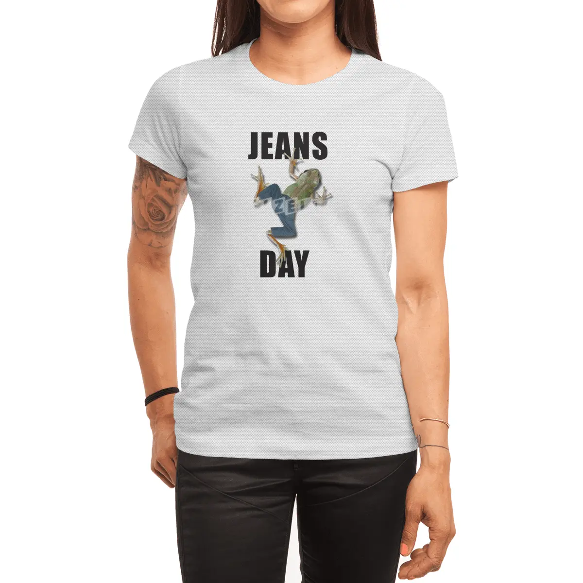 JEANS DAY (frog) Spor T-Shirt