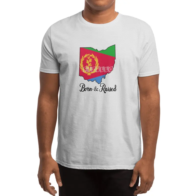 Born in Eritrea Raised in Ohio  Spor T-Shirt