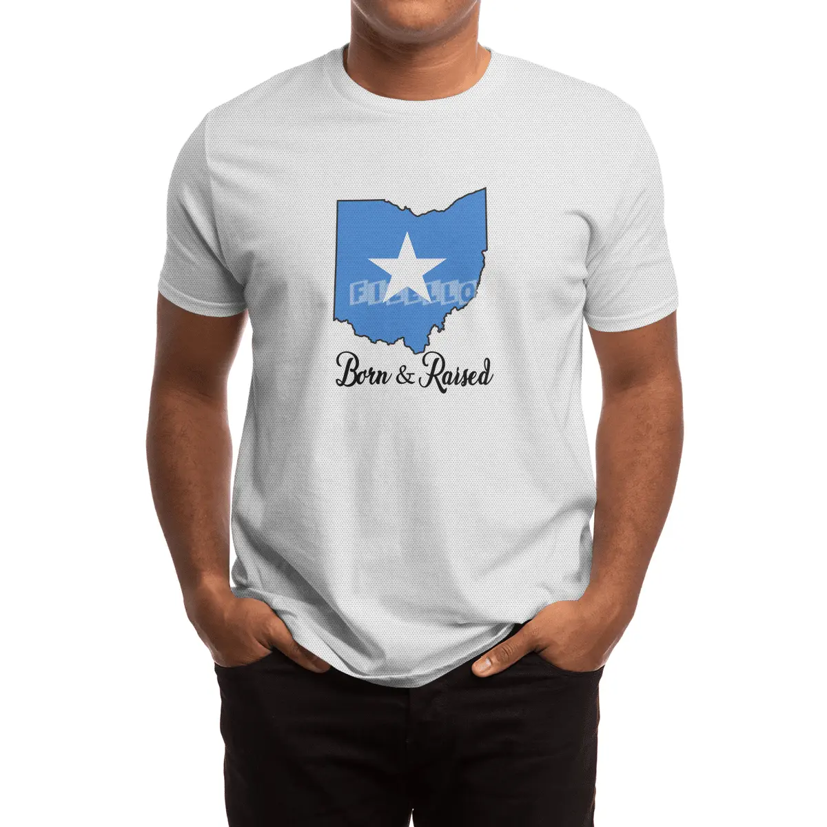 Born in Somalia Raised in Ohio Spor T-Shirt