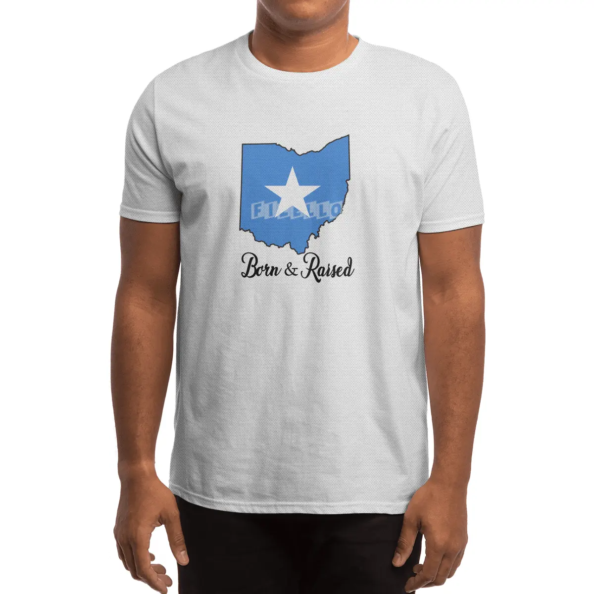 Born in Somalia Raised in Ohio Spor T-Shirt