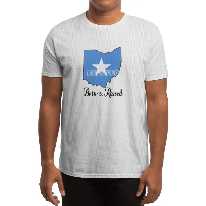 Born in Somalia Raised in Ohio Spor T-Shirt