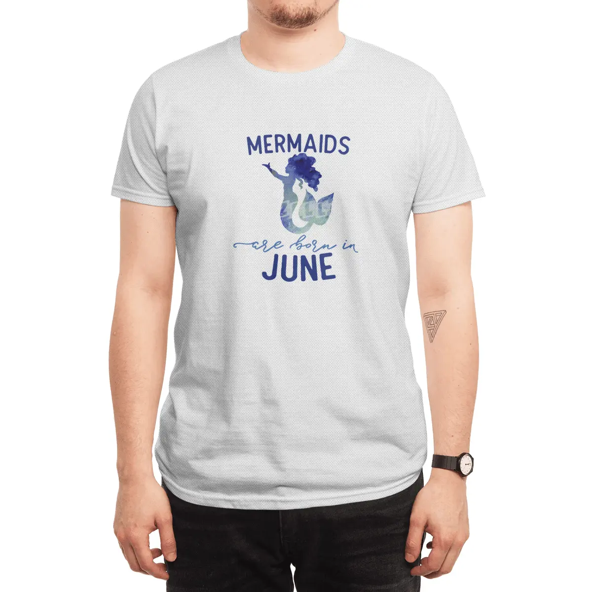 Mermaids are born in June Spor T-Shirt