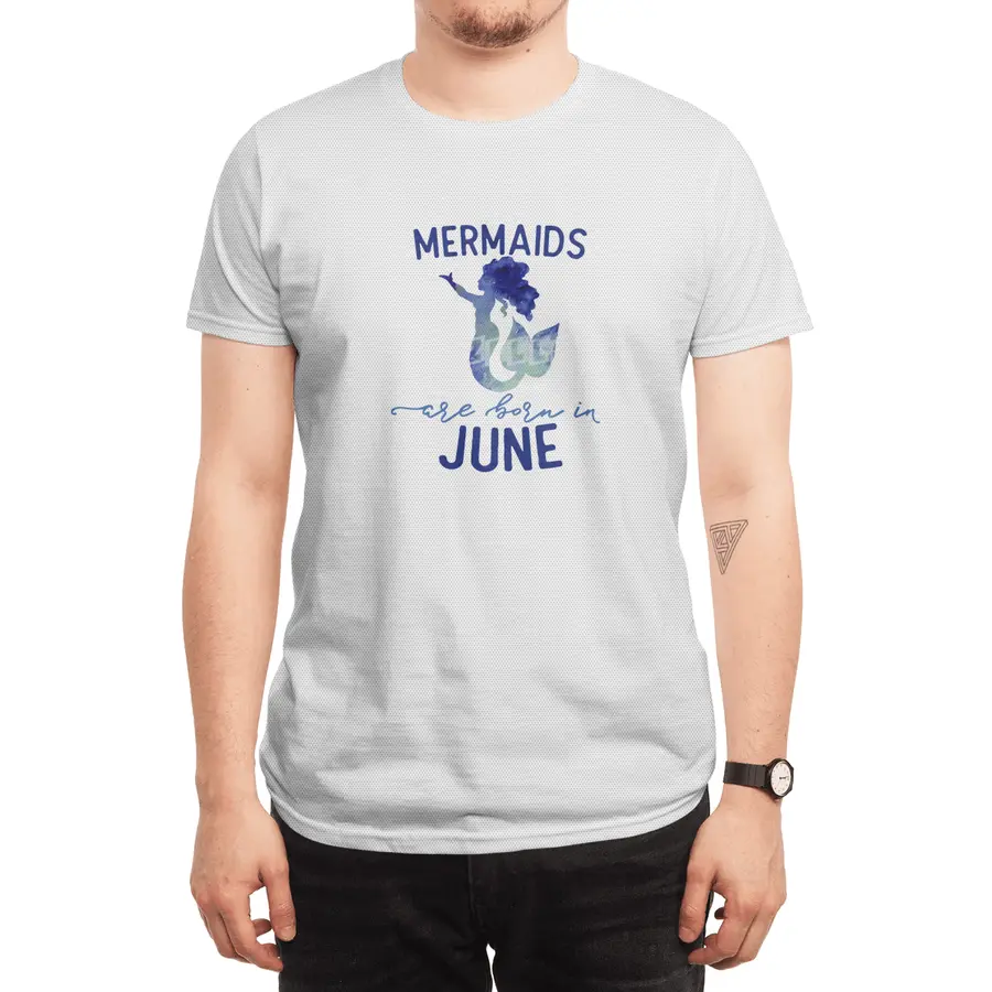 Mermaids are born in June Spor T-Shirt
