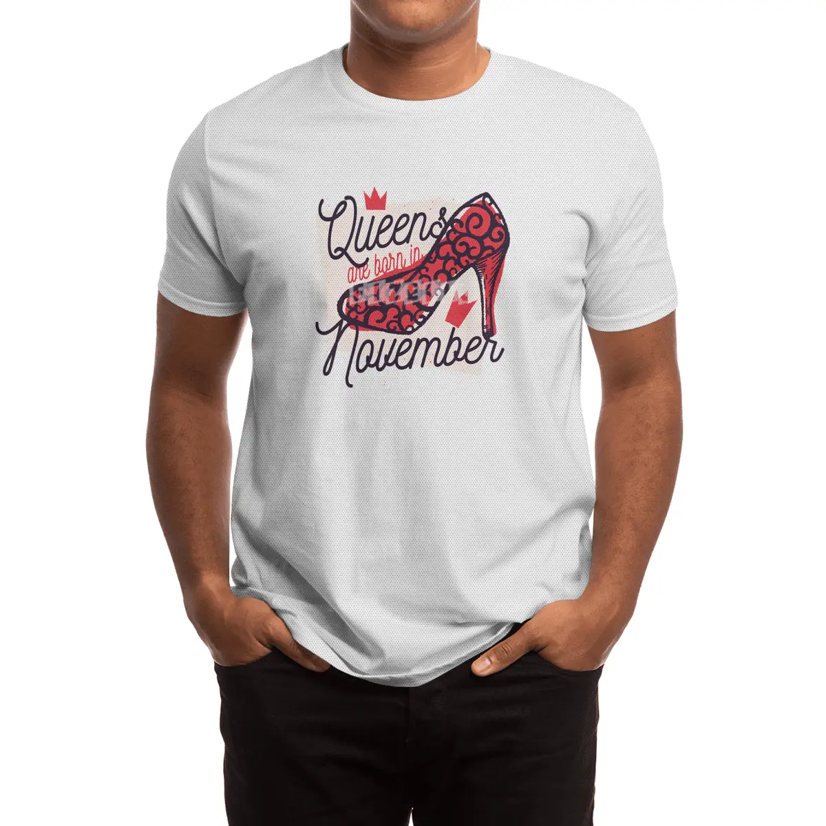 Queens are Born in November Birthday Spor T-Shirt