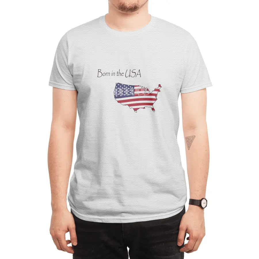 Born in the USA Spor T-Shirt