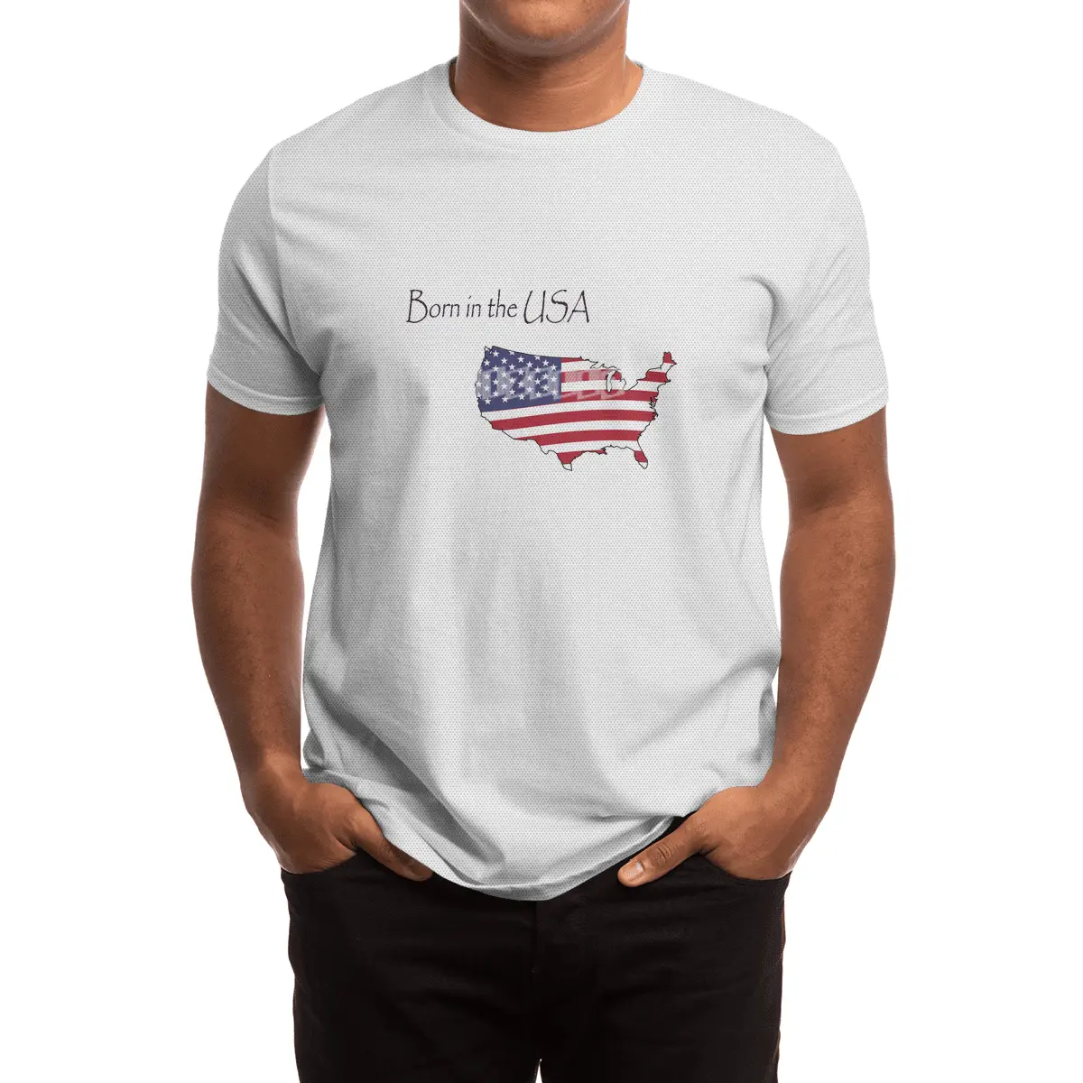 Born in the USA Spor T-Shirt