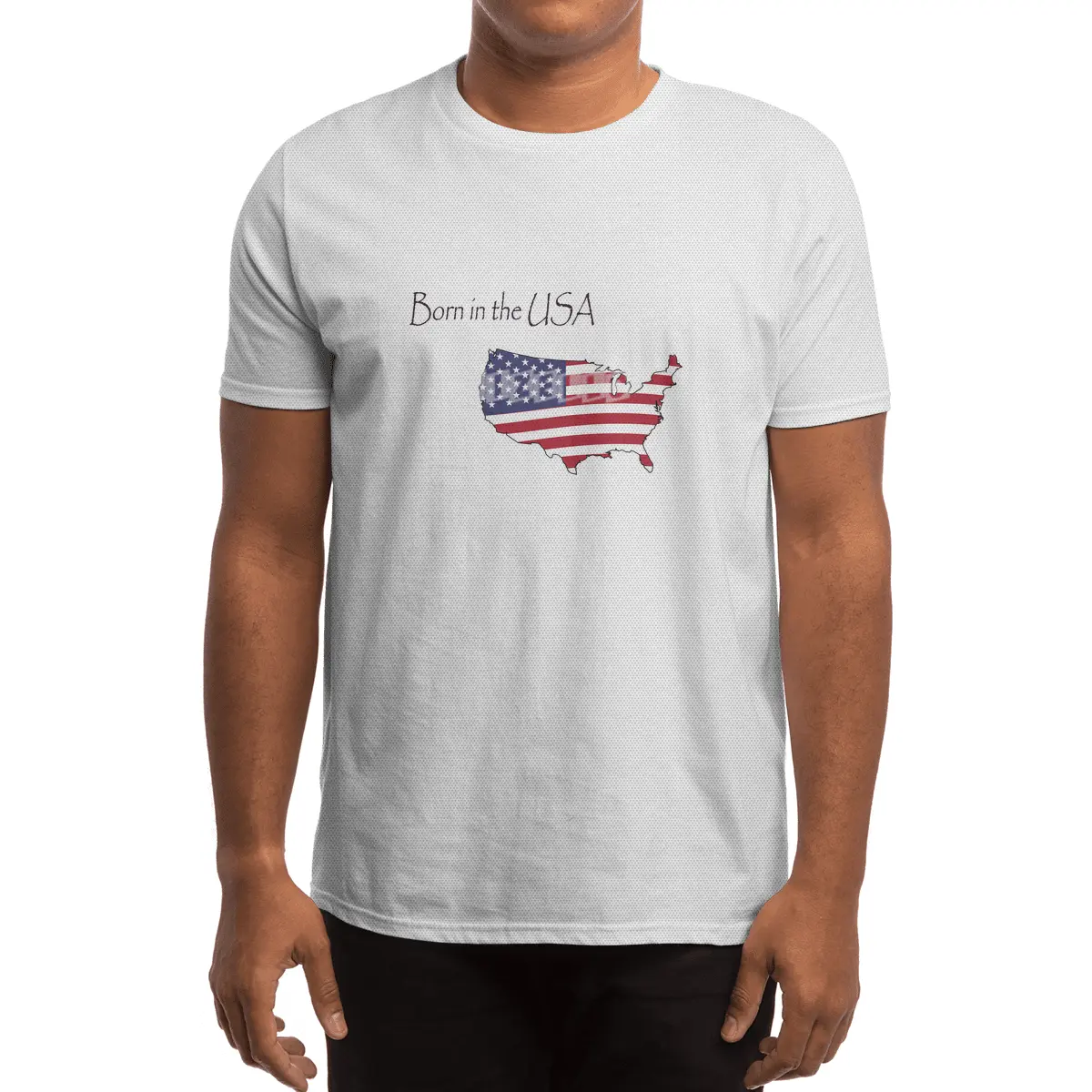 Born in the USA Spor T-Shirt