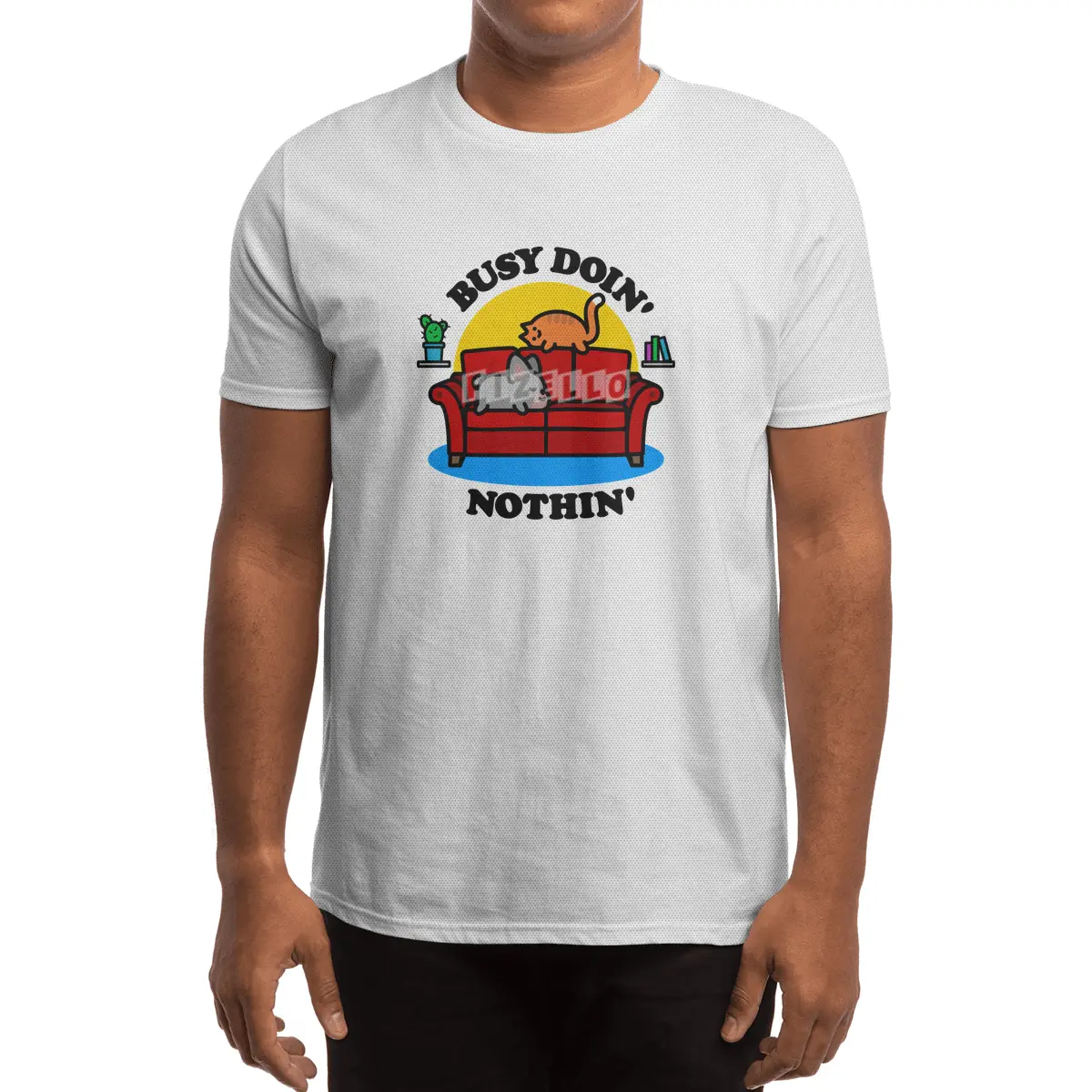 Busy Doin' Nothin' Spor T-Shirt