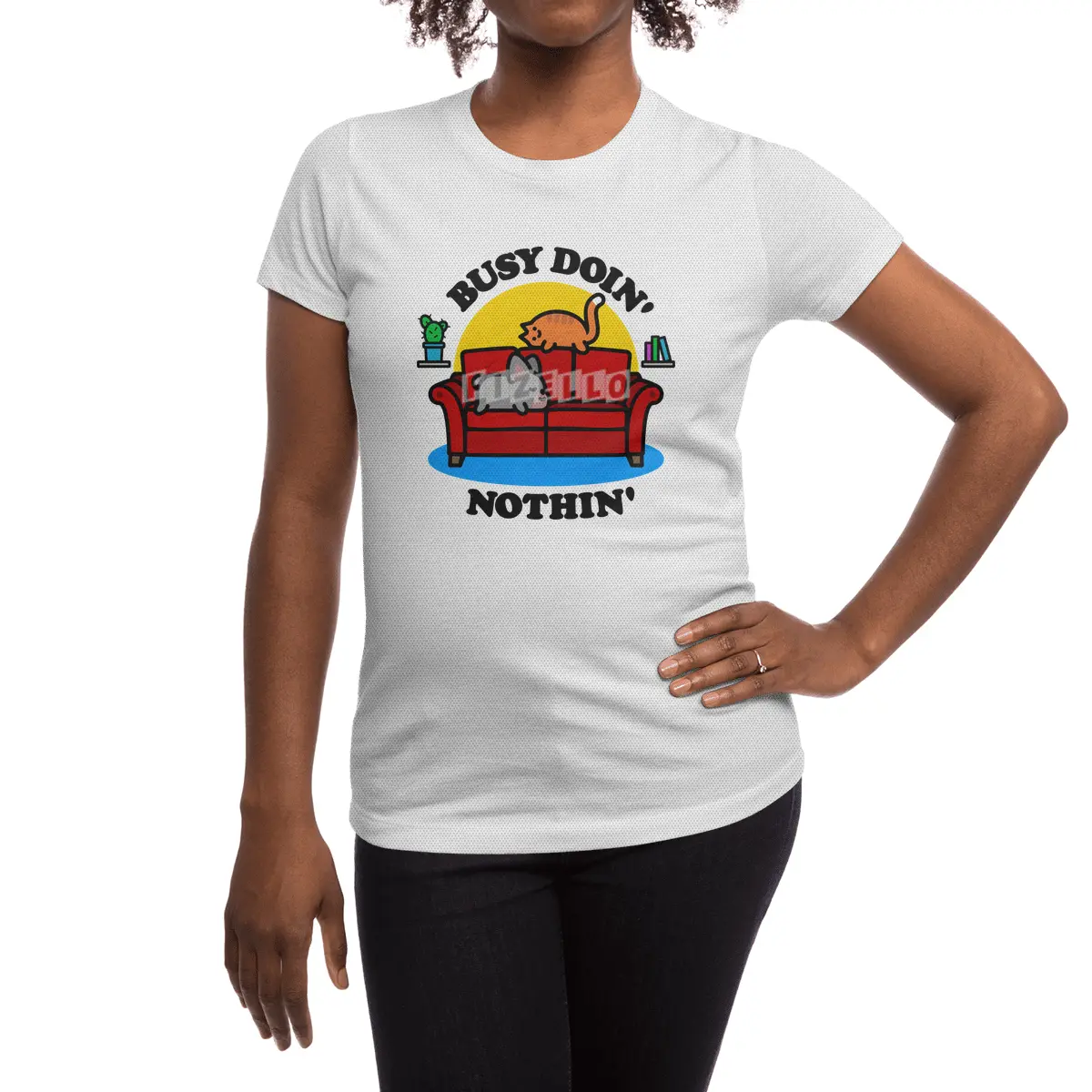 Busy Doin' Nothin' Spor T-Shirt
