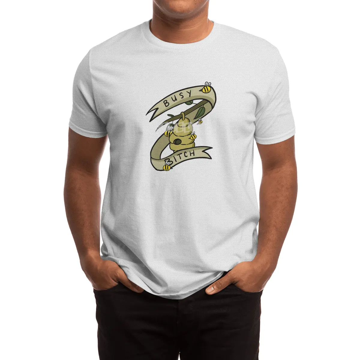 Busy Bitch Spor T-Shirt
