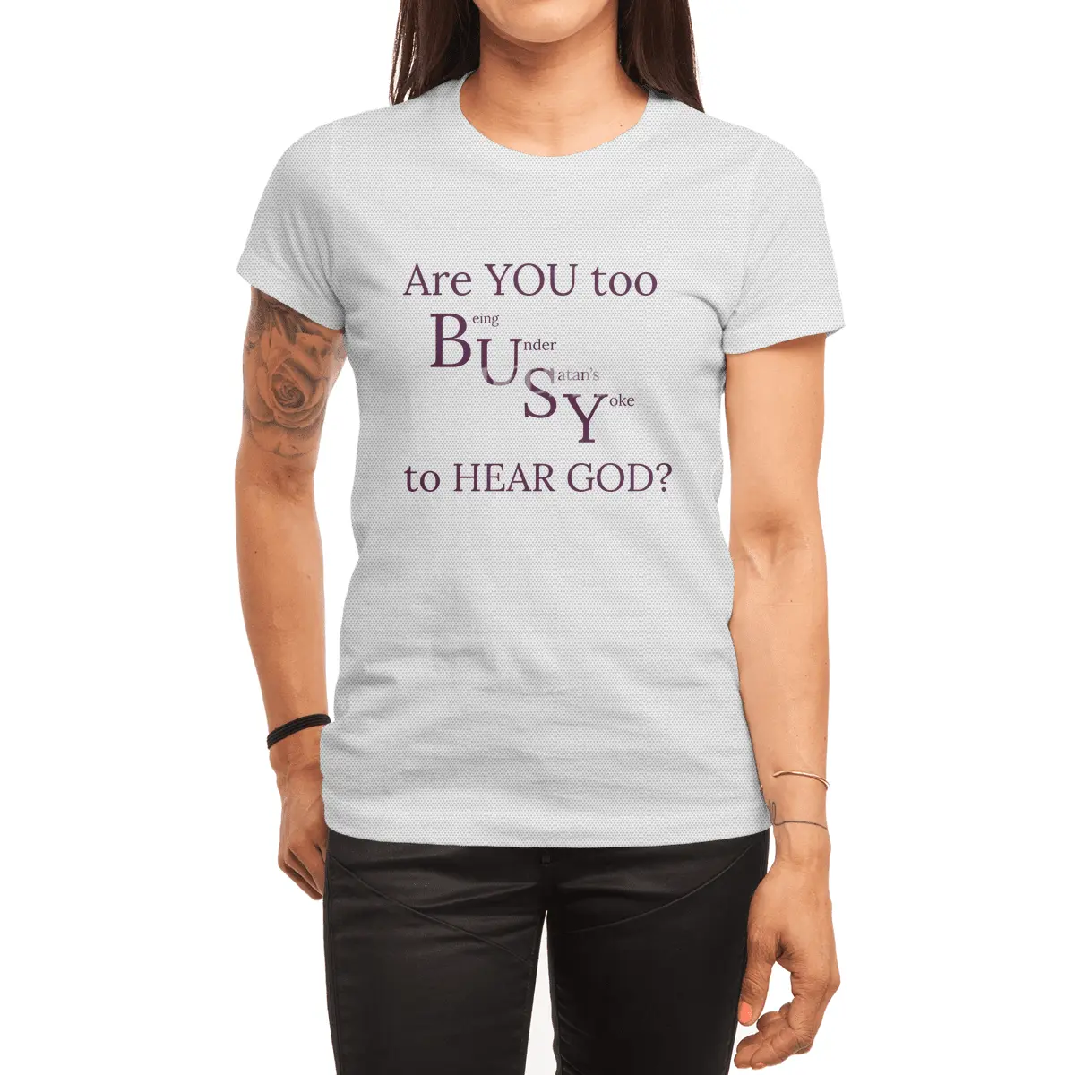 Are YOU too BUSY to HEAR GOD? Spor T-Shirt