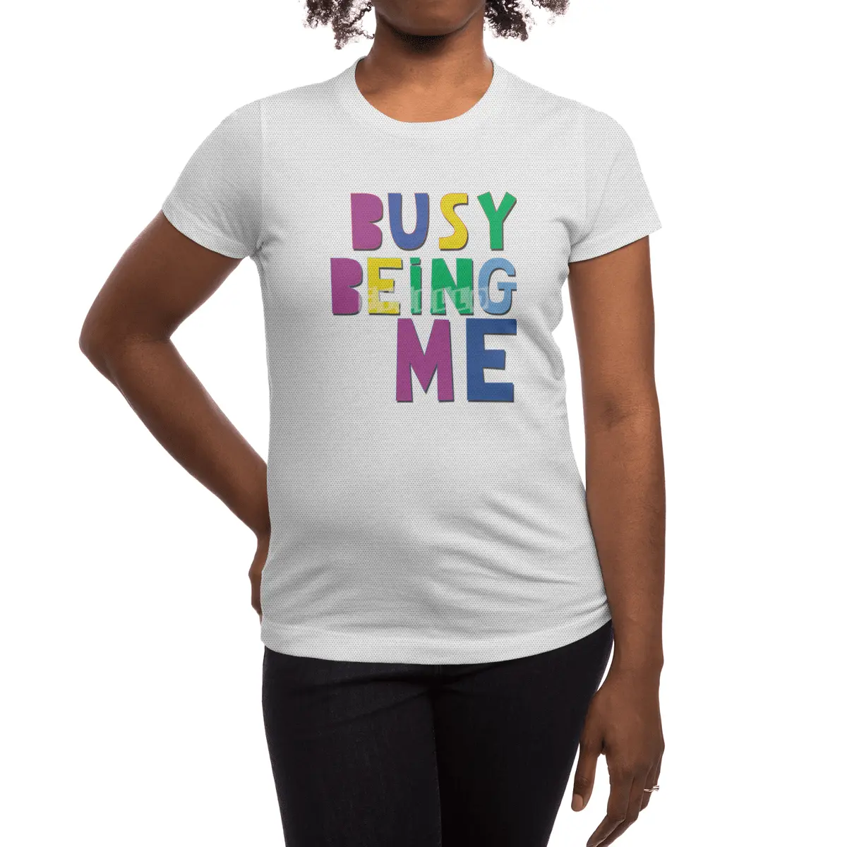 Busy Being Me Spor T-Shirt
