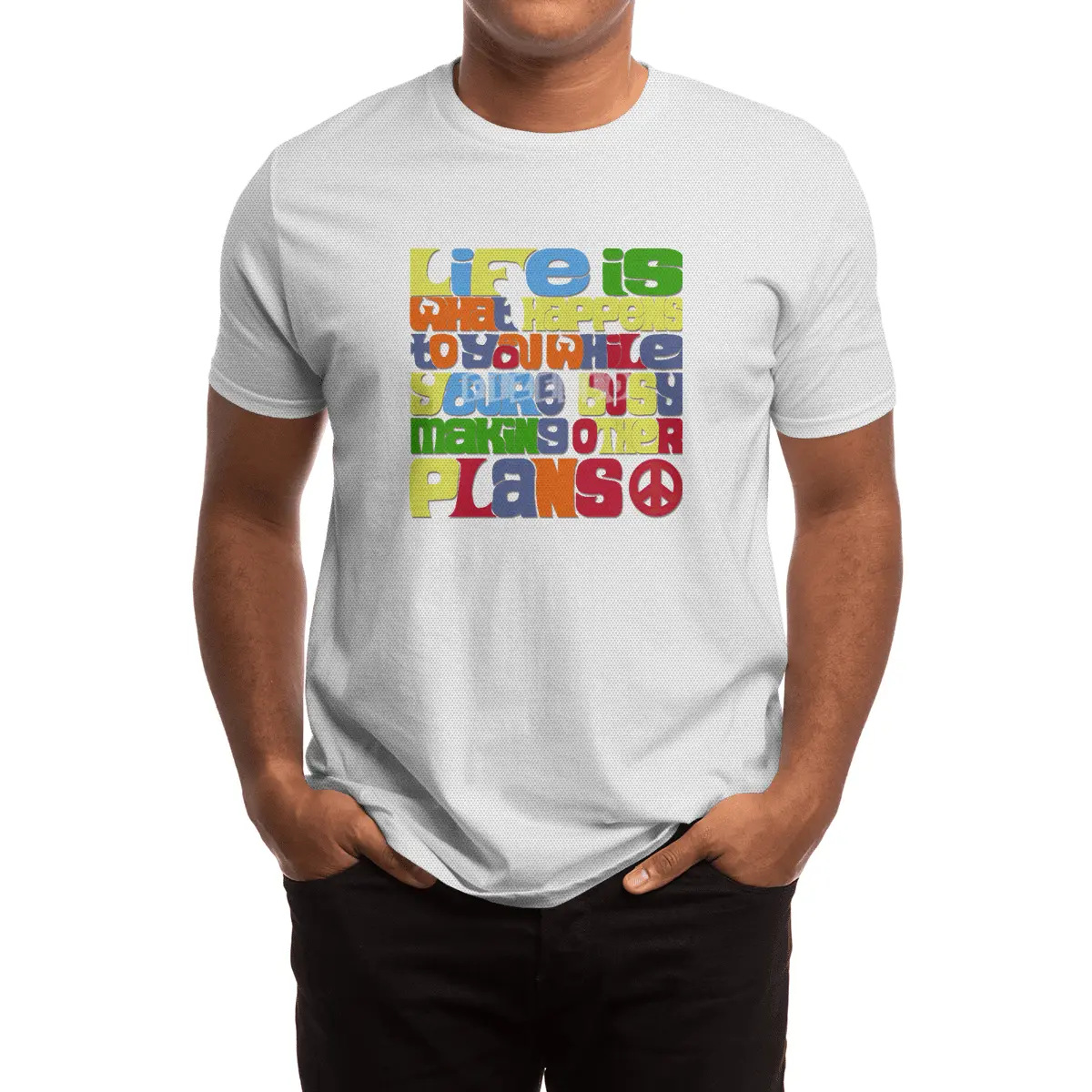 Life is what happens when you're busy making other plans Spor T-Shirt