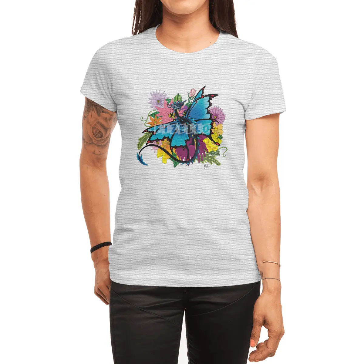 Dragon Butterfly Spor T-Shirt
