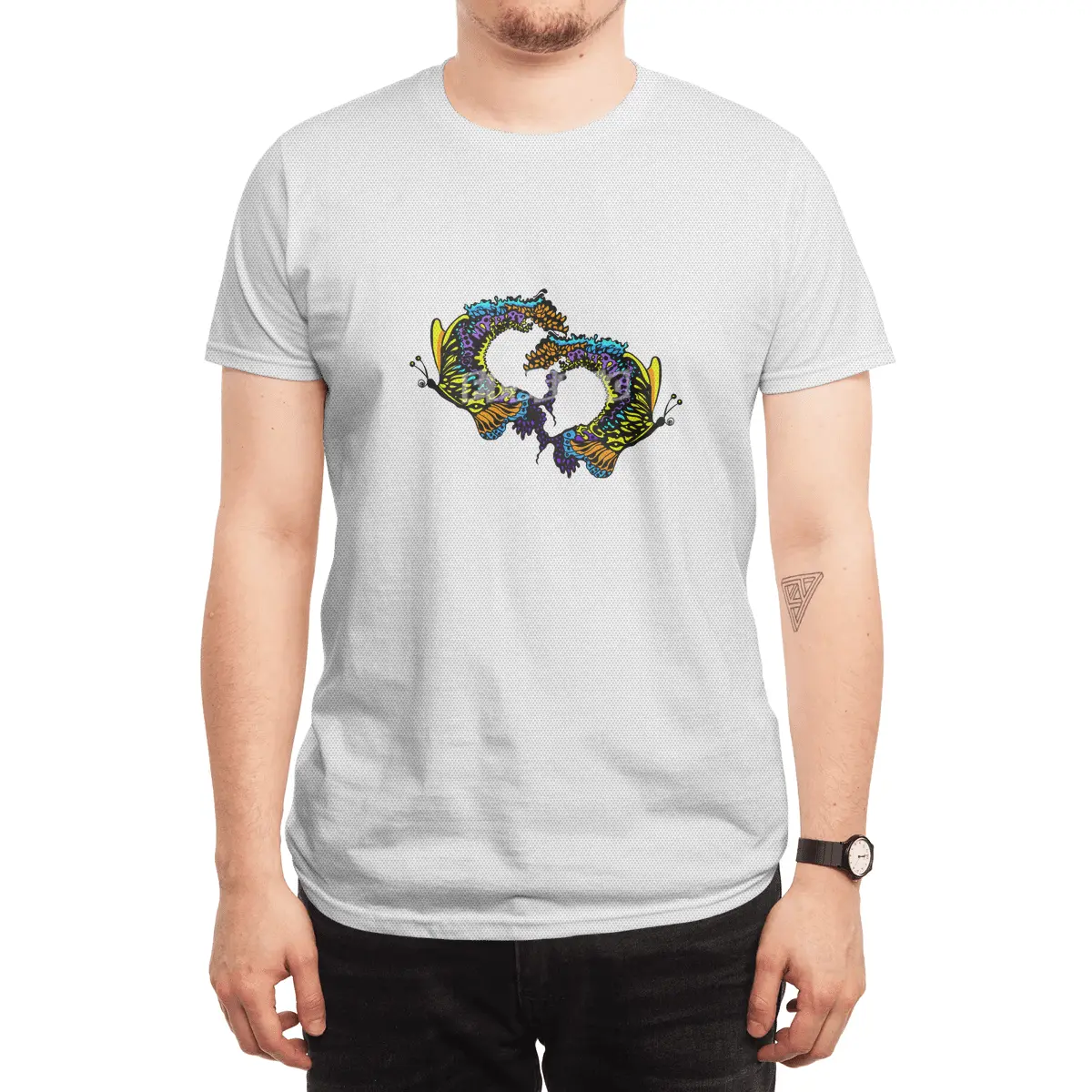 Butterflysplash Spor T-Shirt
