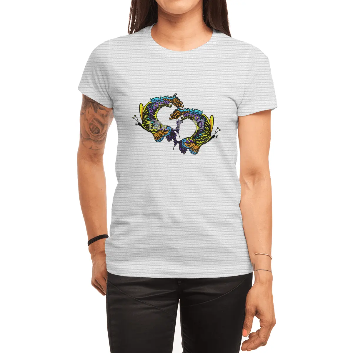 Butterflysplash Spor T-Shirt