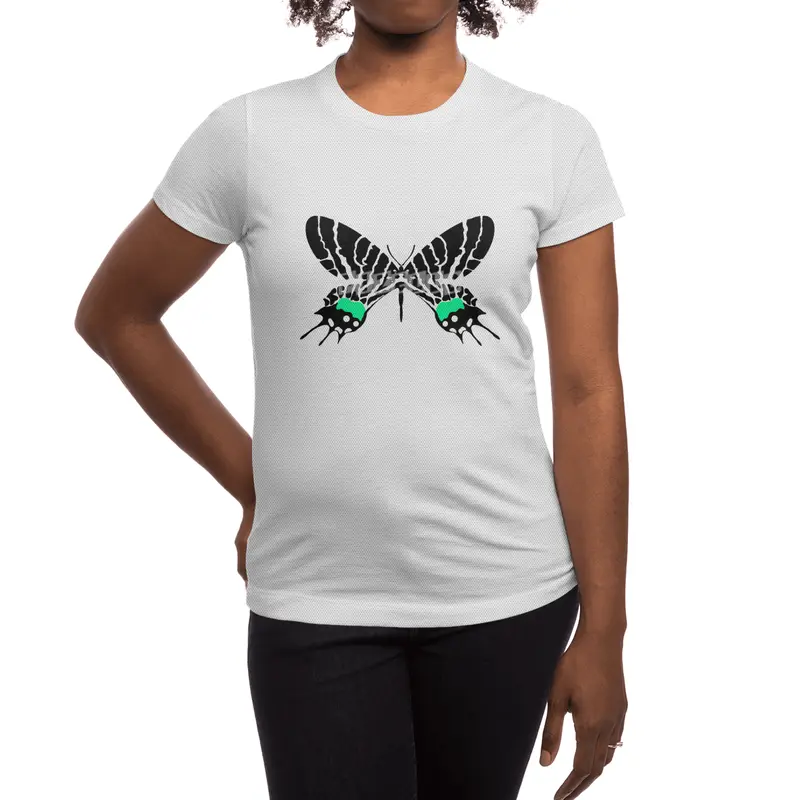 minty butterfly Spor T-Shirt