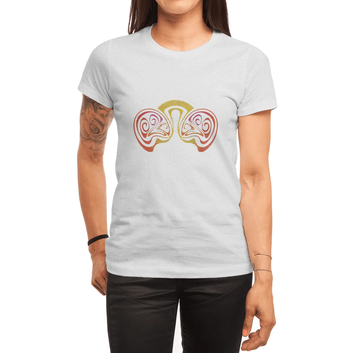 Butterfly Nouveau Spor T-Shirt