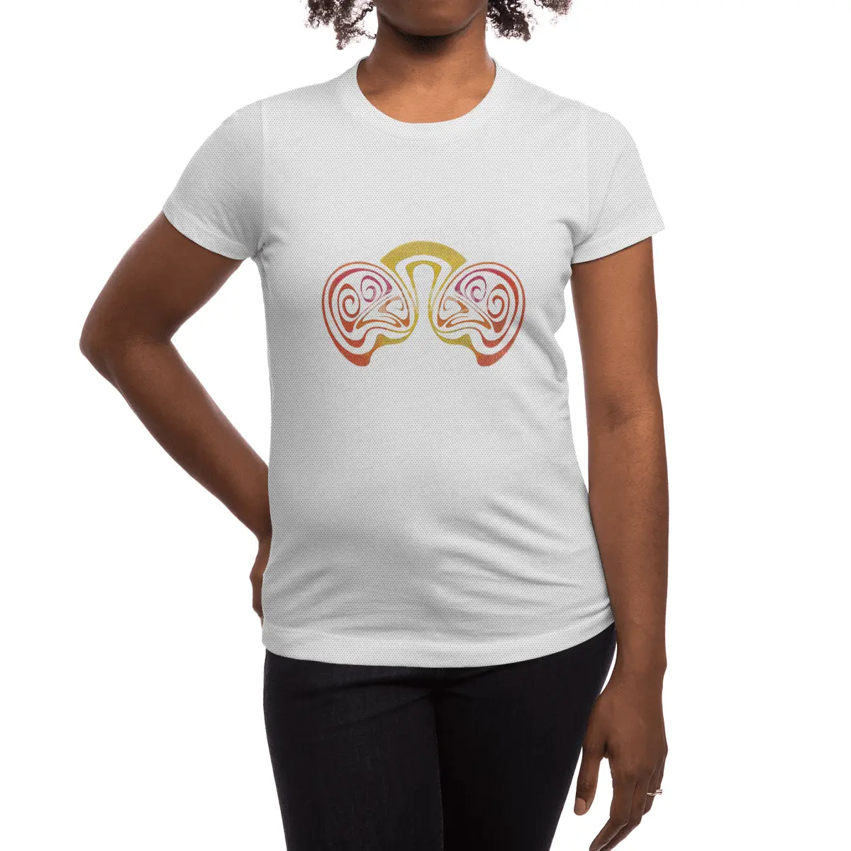 Butterfly Nouveau Spor T-Shirt