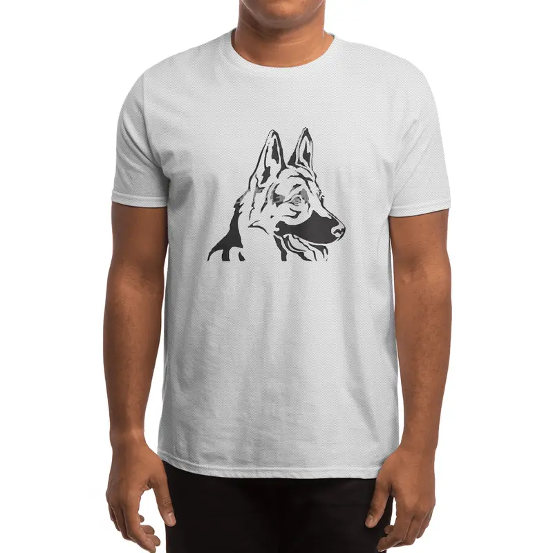 Decorative Portrait Profile Dog Spor T-Shirt