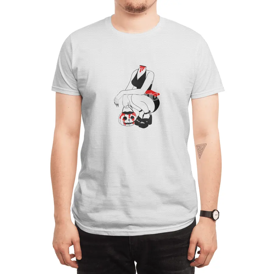 Headless Pumpkin Girl Spor T-Shirt