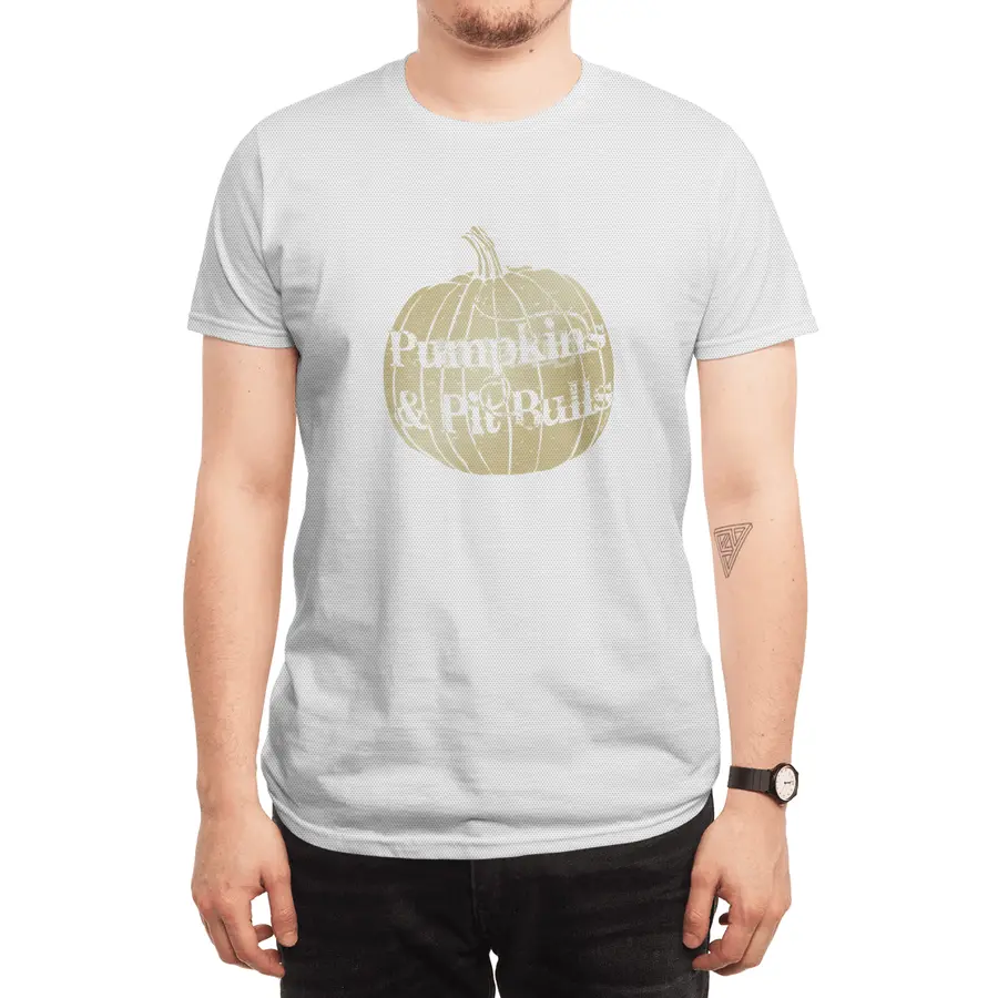 Pumpkins & Pit Bulls Spor T-Shirt