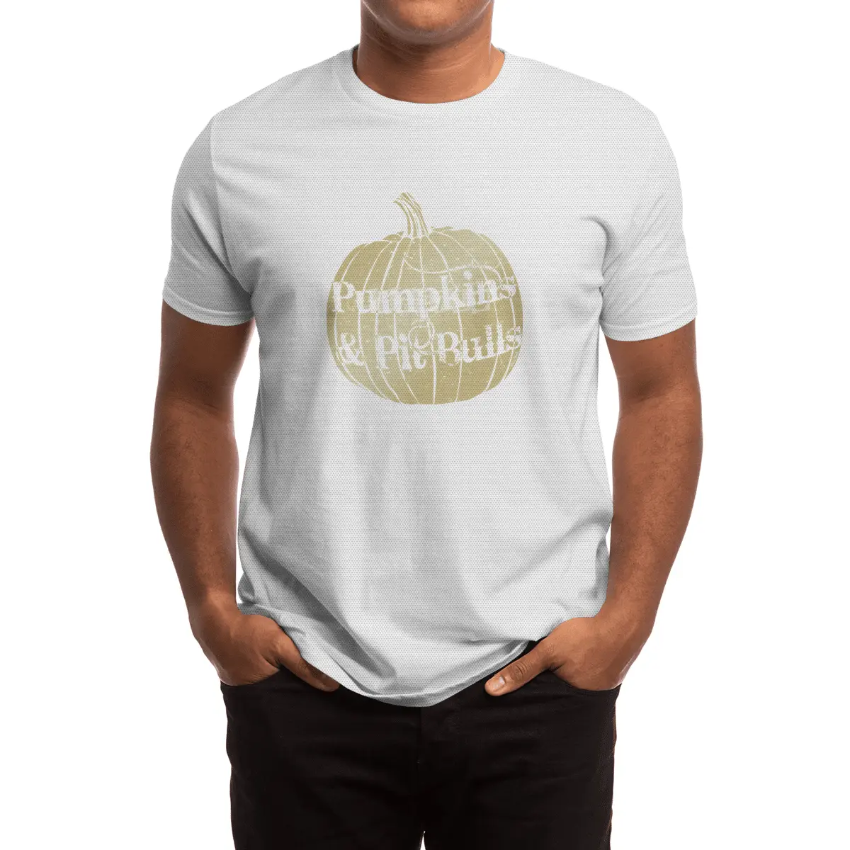 Pumpkins & Pit Bulls Spor T-Shirt