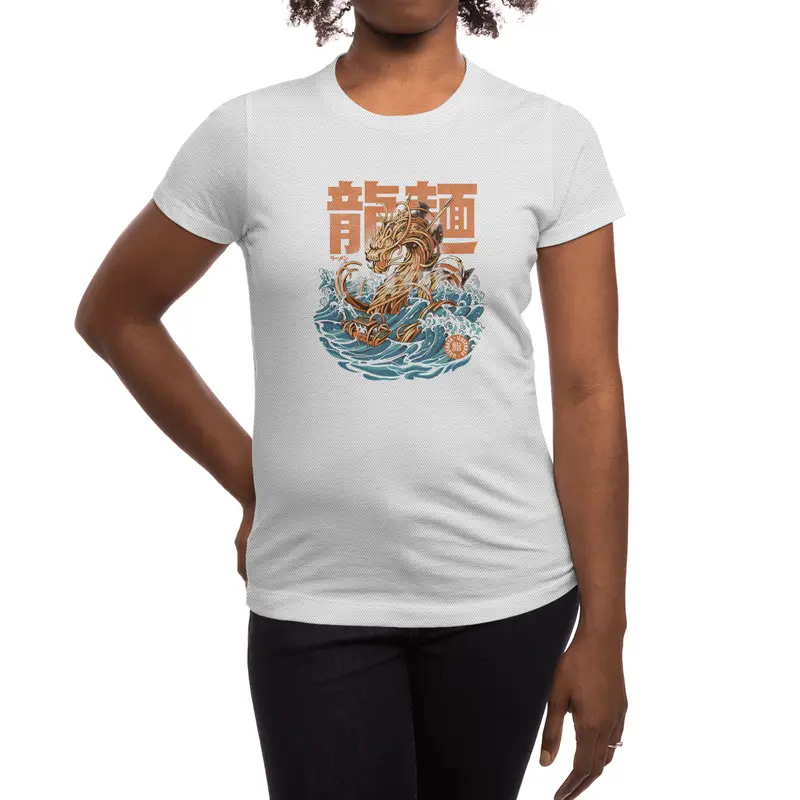 Great Ramen Dragon off Kanagawa Spor T-Shirt