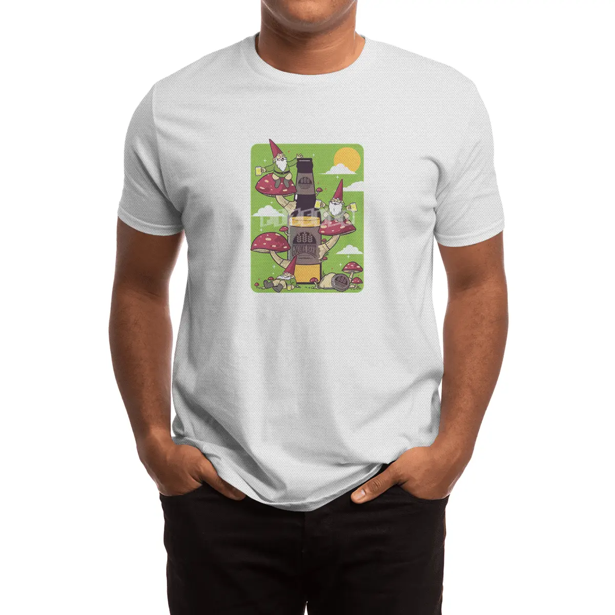 Gnome Beer Spor T-Shirt