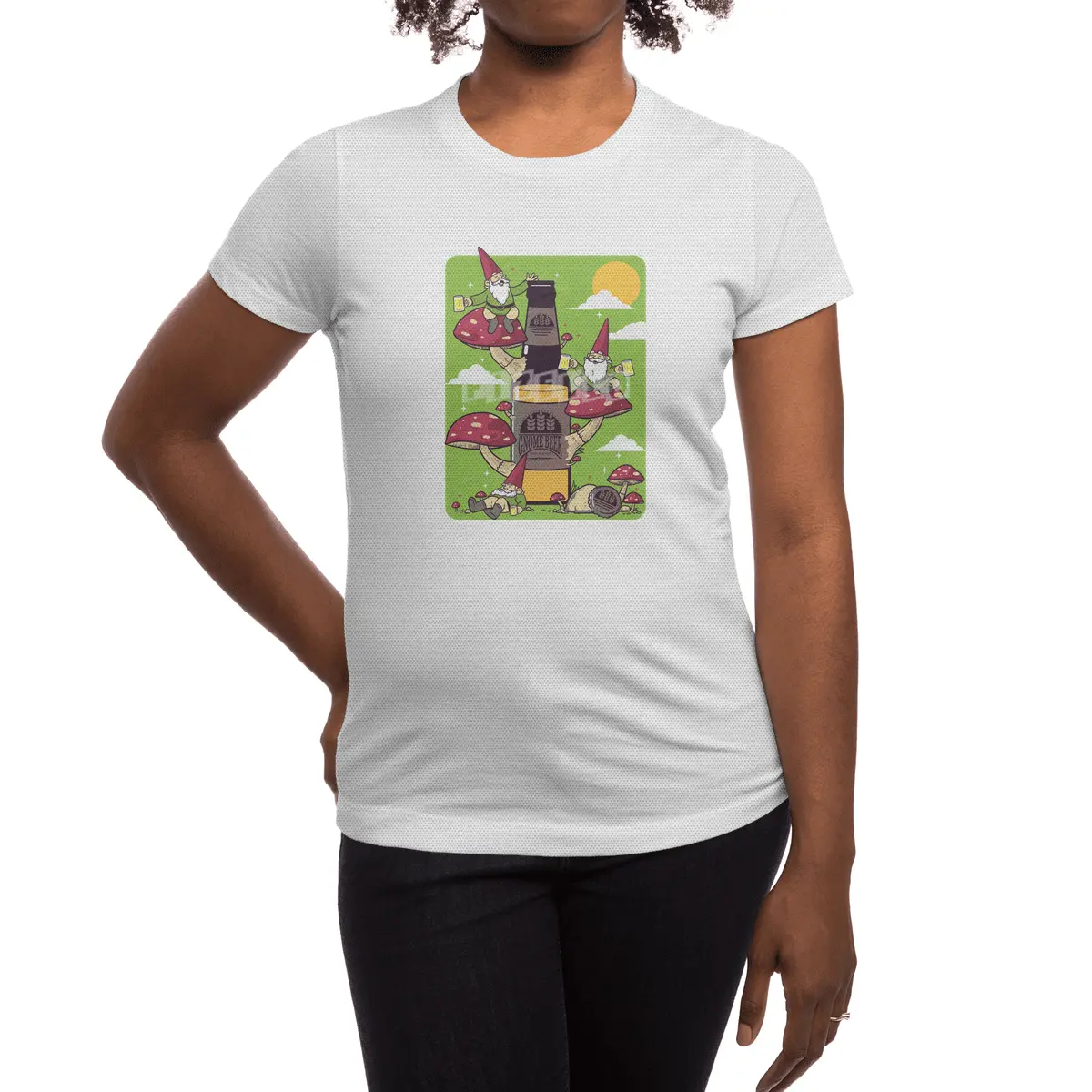 Gnome Beer Spor T-Shirt