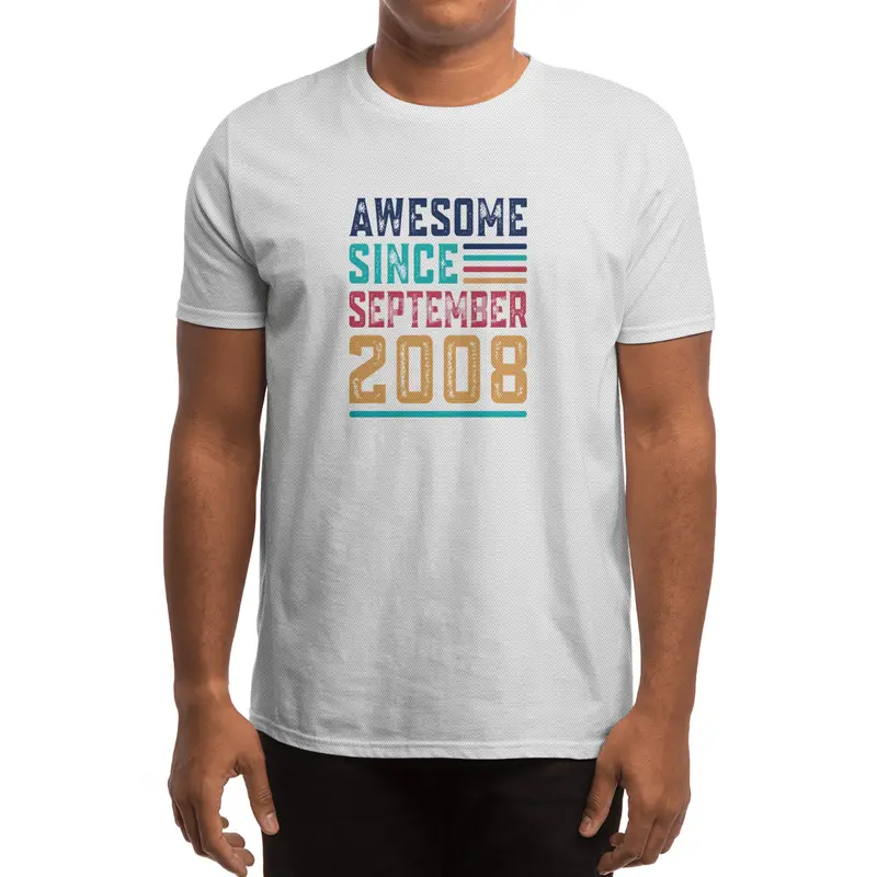 Awesome Since September 2008 Spor T-Shirt