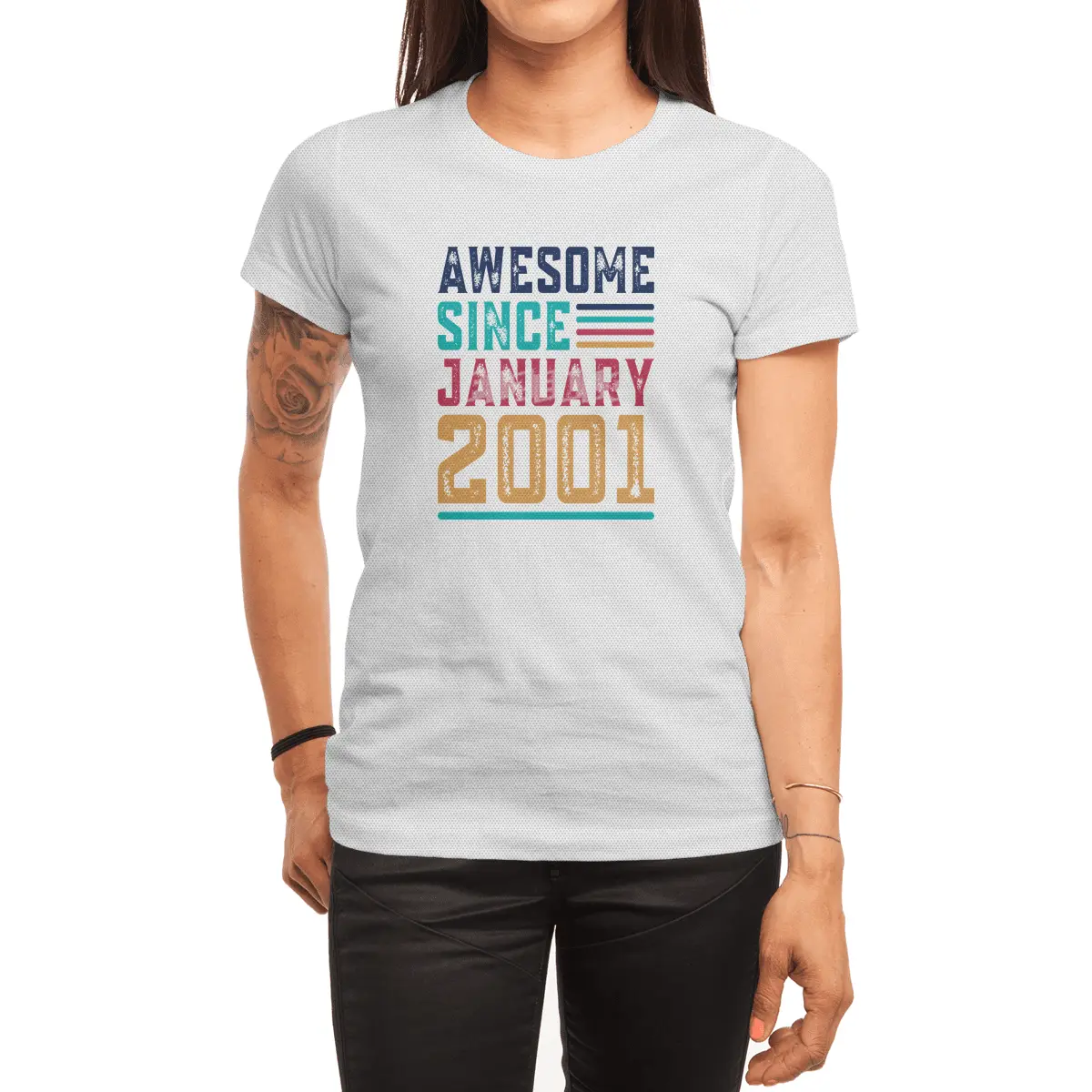 Awesome Since January 2001 Spor T-Shirt