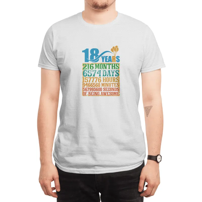 18 Years Of Being Awesome Spor T-Shirt