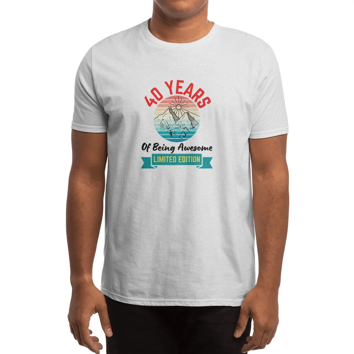 40 Years of Being Awesome. Limited Edition Spor T-Shirt