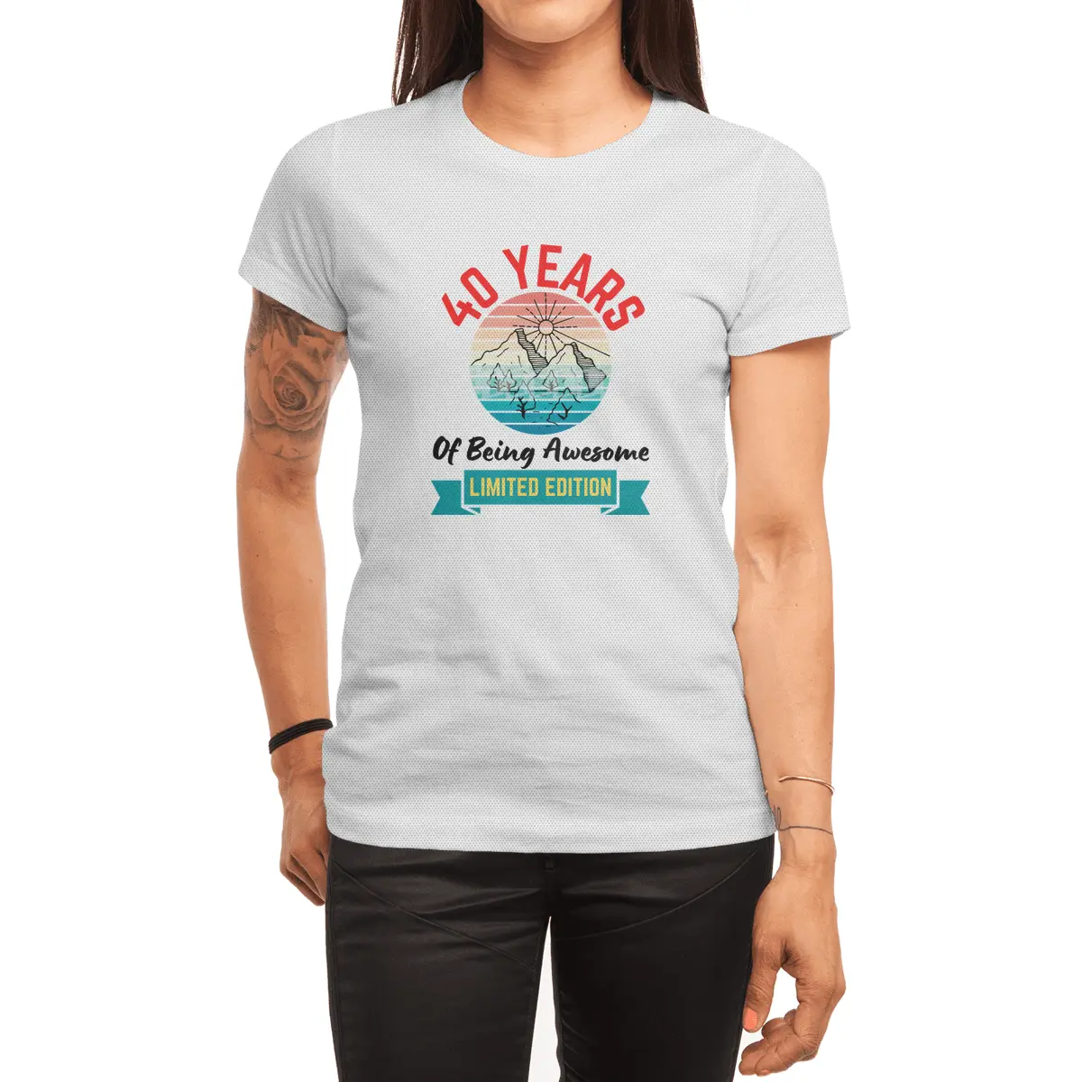 40 Years of Being Awesome. Limited Edition Spor T-Shirt