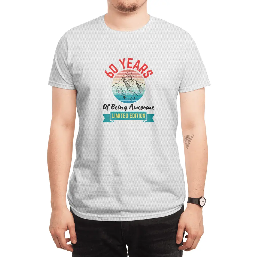 60 Years of Being Awesome. Limited Edition Spor T-Shirt