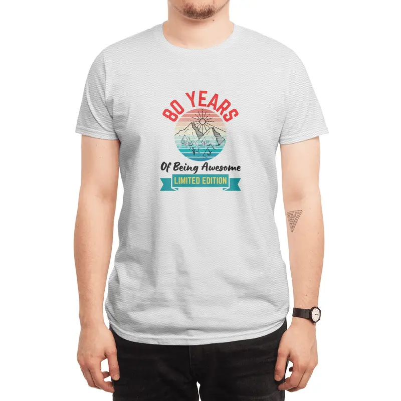 80 Years of Being Awesome. Limited Edition Spor T-Shirt