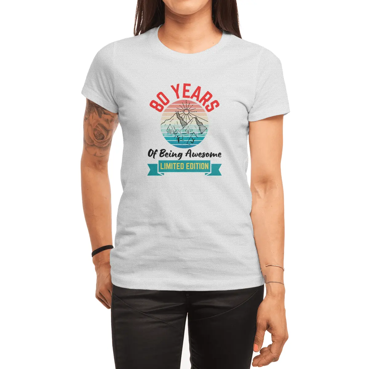 80 Years of Being Awesome. Limited Edition Spor T-Shirt