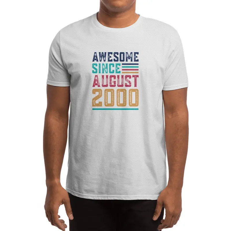 Awesome Since August 2000 Spor T-Shirt